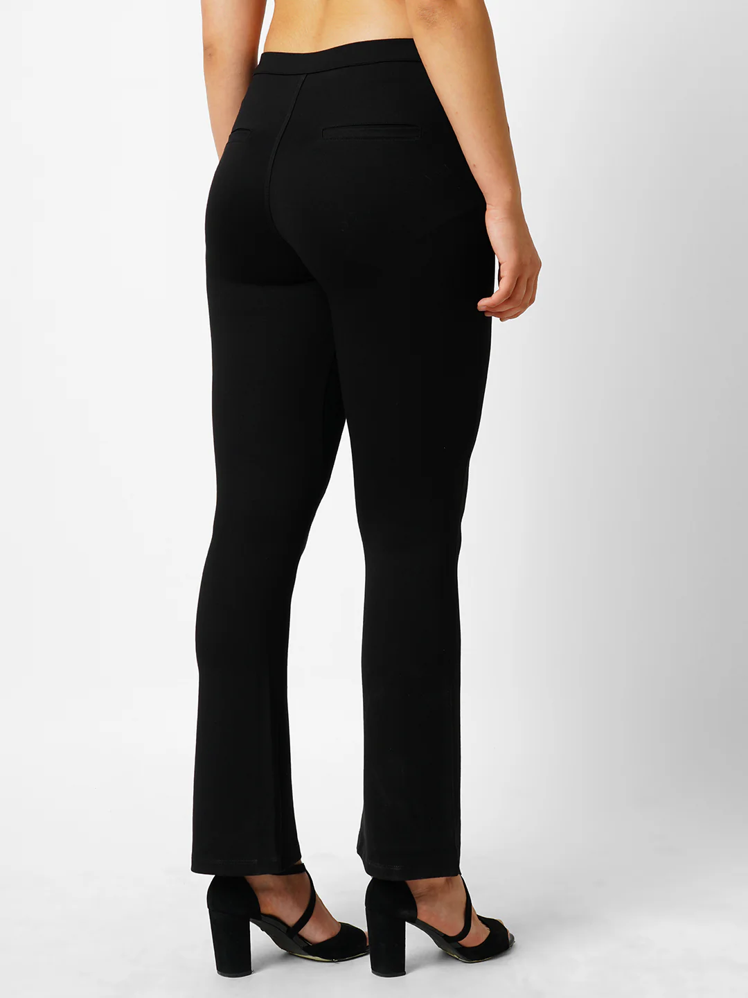 Women Black Treggings - Image 3