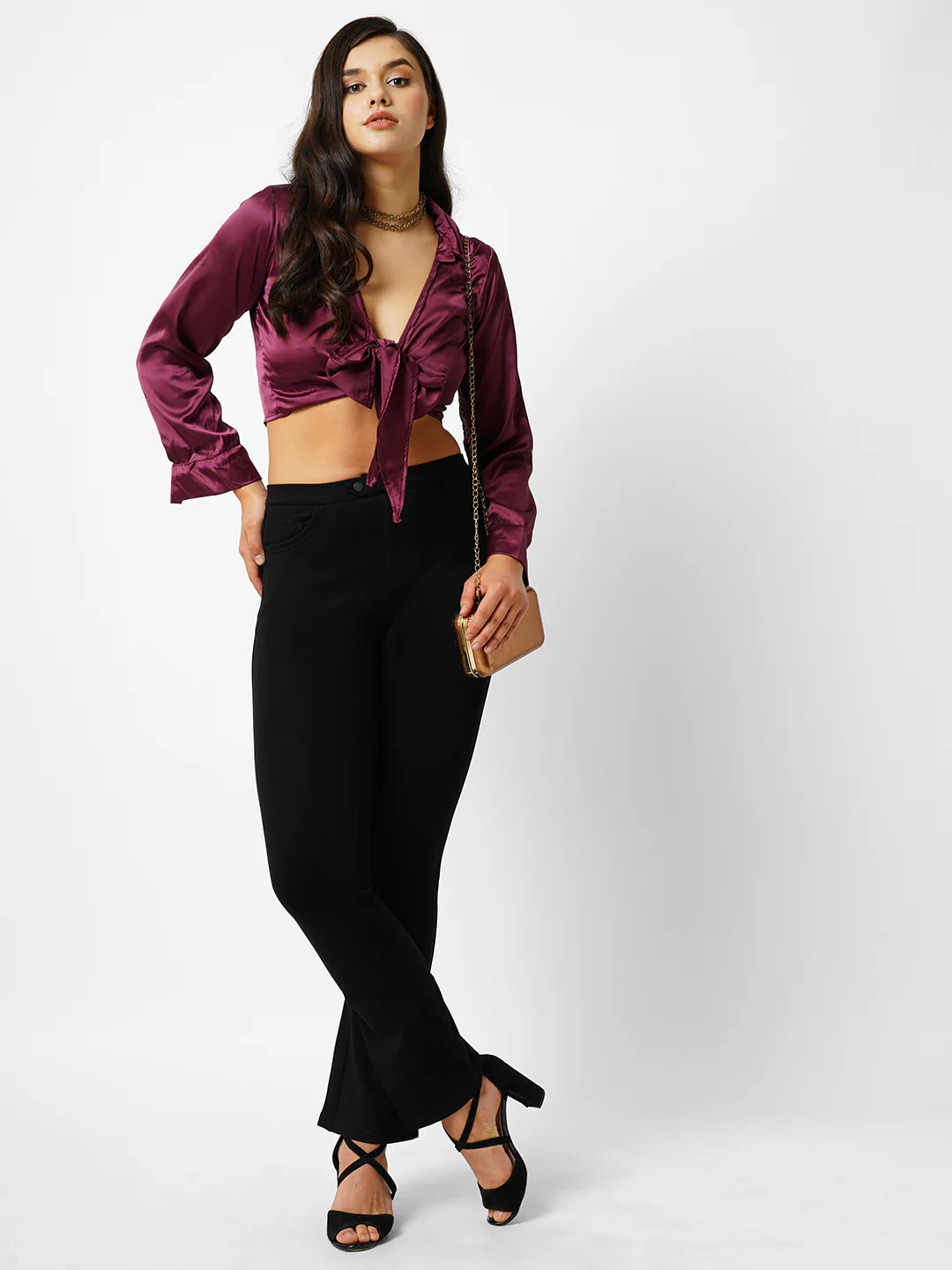 Women Black Treggings - Image 4