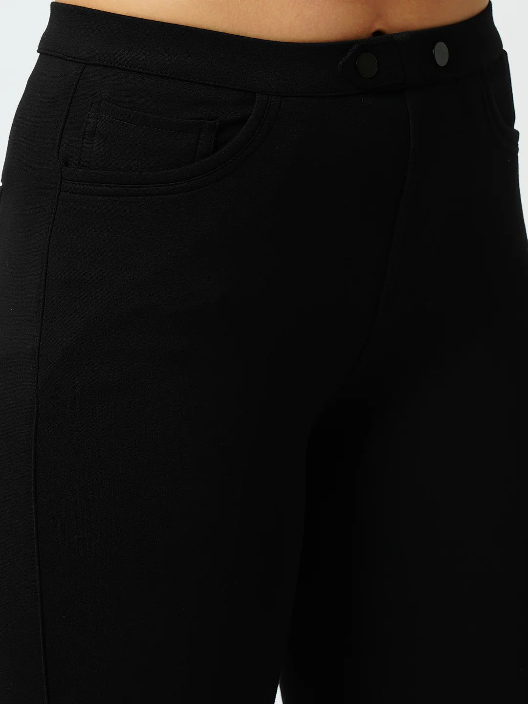 Women Black Treggings - Image 6