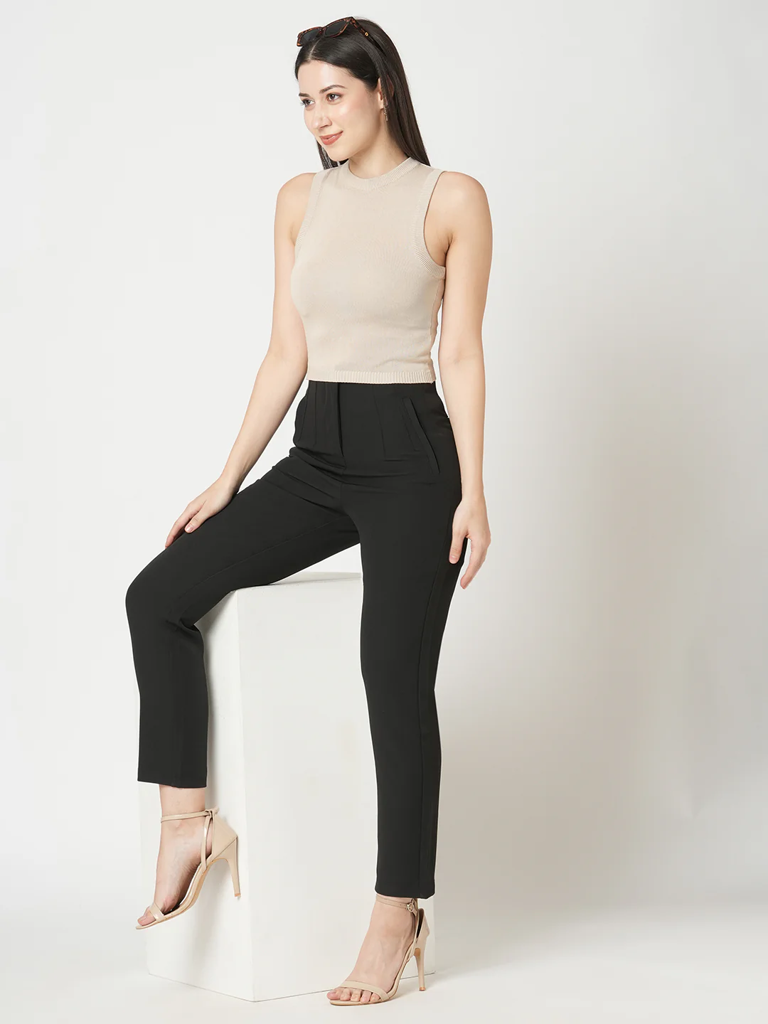 Women Black Trousers