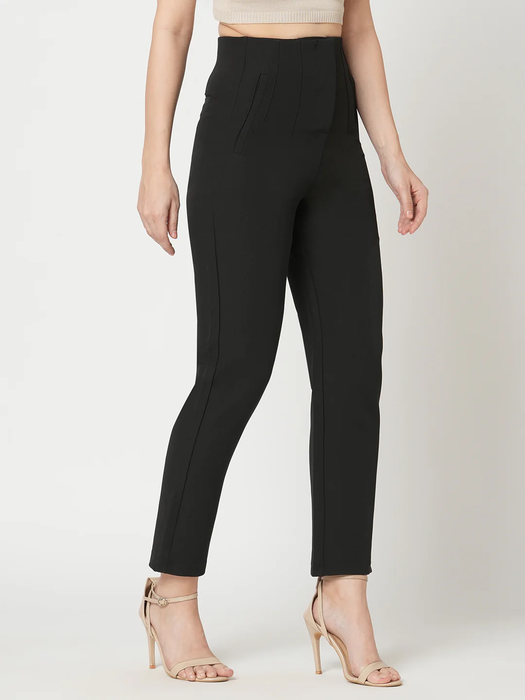 Women Black Trousers - Image 5