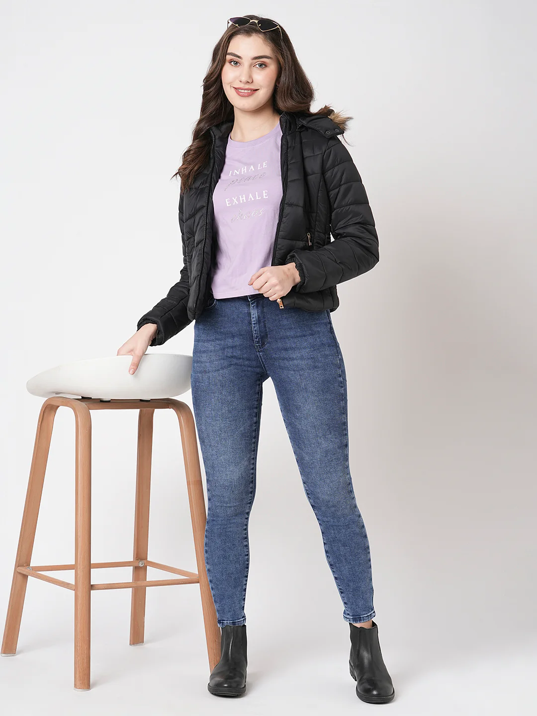 Women Black Winter Jacket