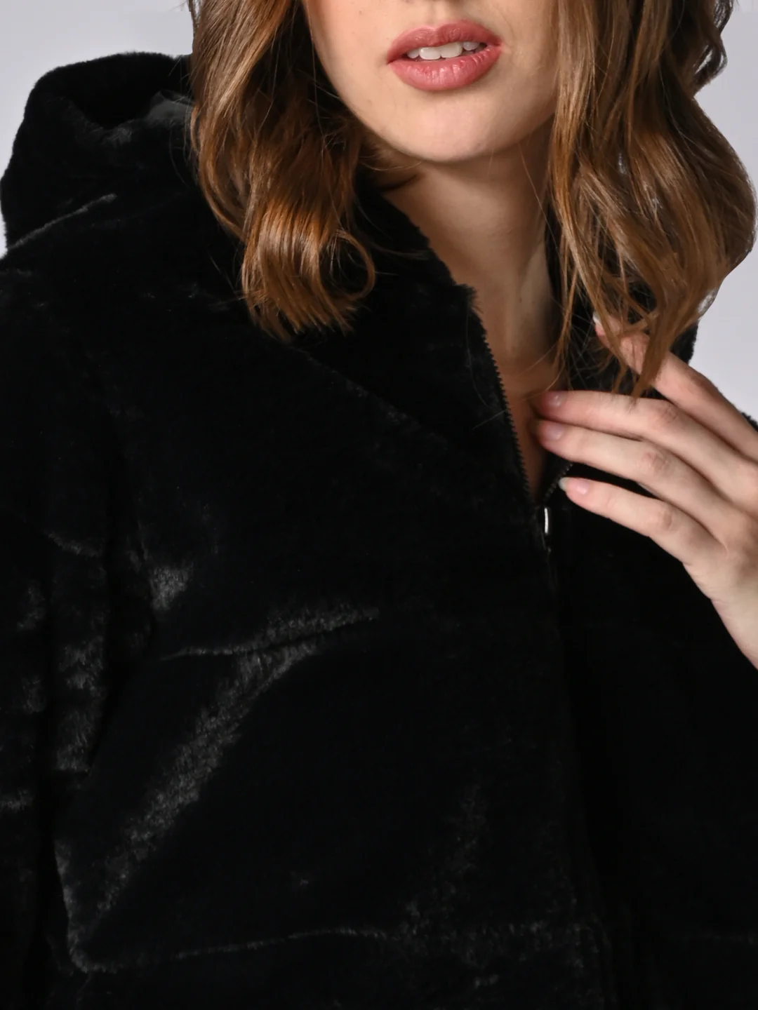 Women Black Winter Jacket - Image 4
