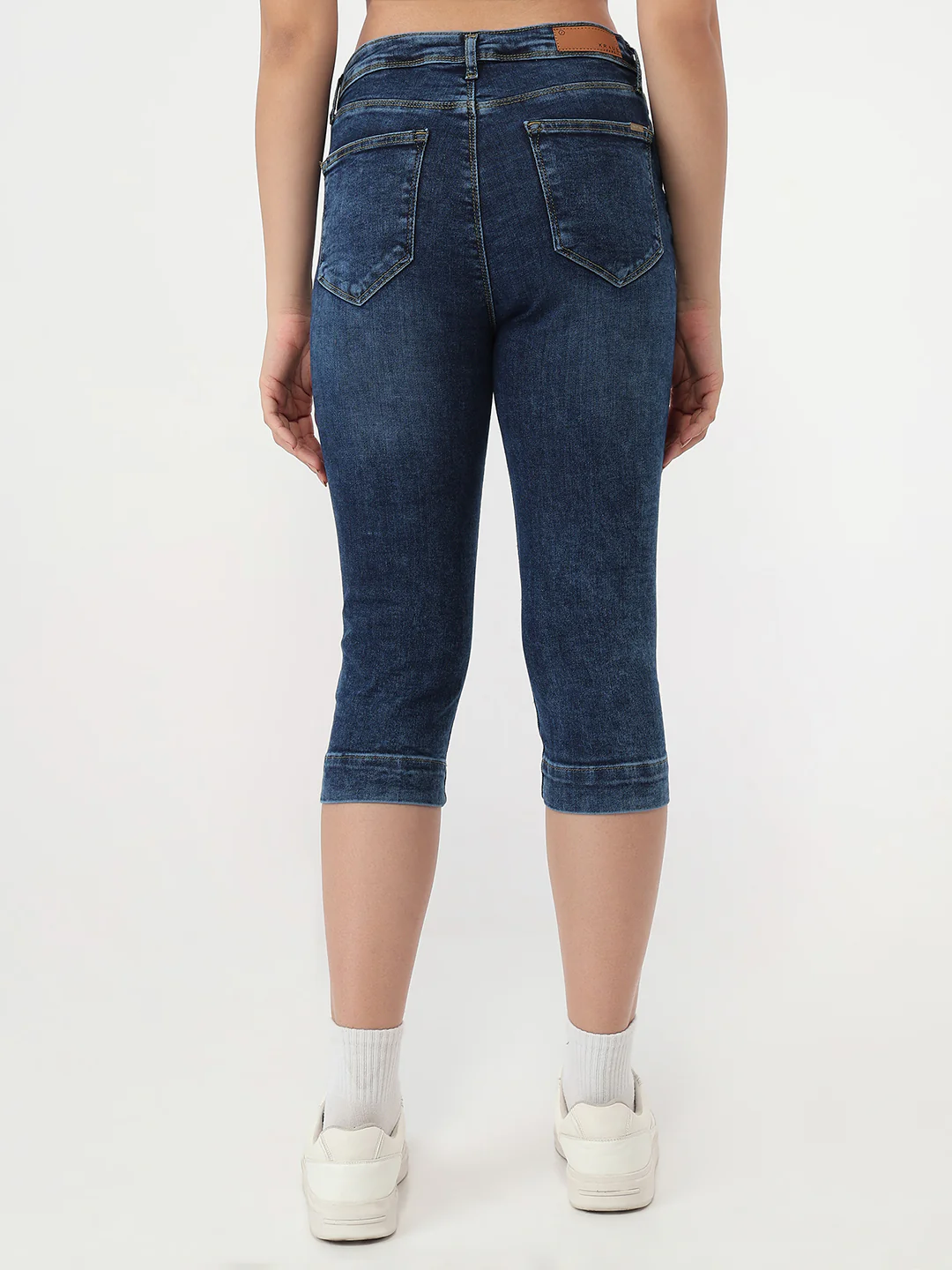Women Blue Capri - Image 3