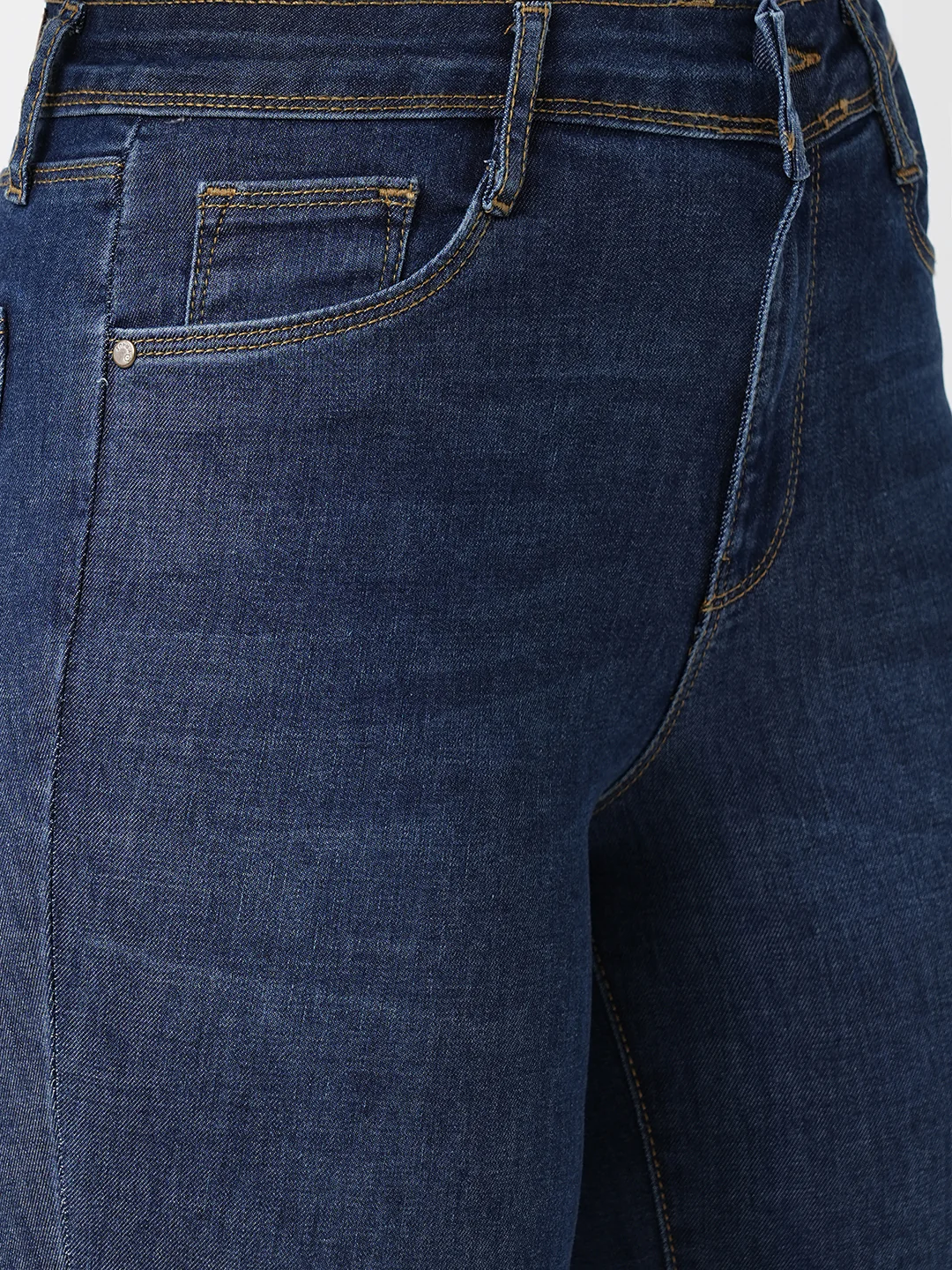 Women Blue High-Rise Flare Jeans - Image 5