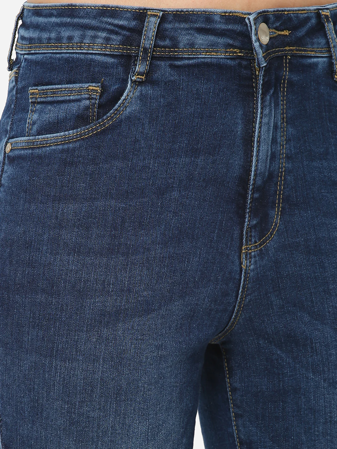 Women Blue High-Rise Flare Jeans - Image 5