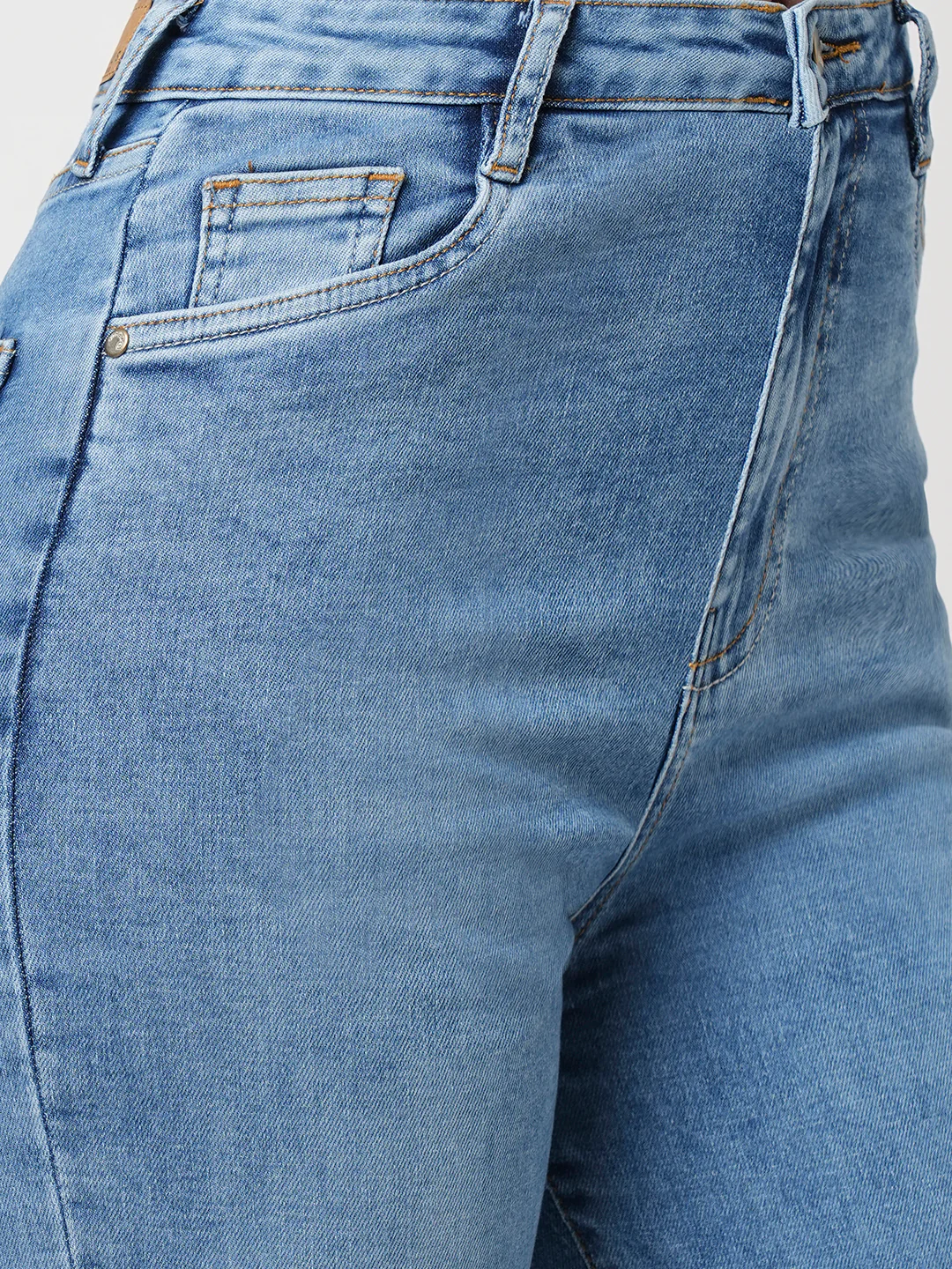 Women Blue High-Rise Loose Straight Fit Jeans - Image 5