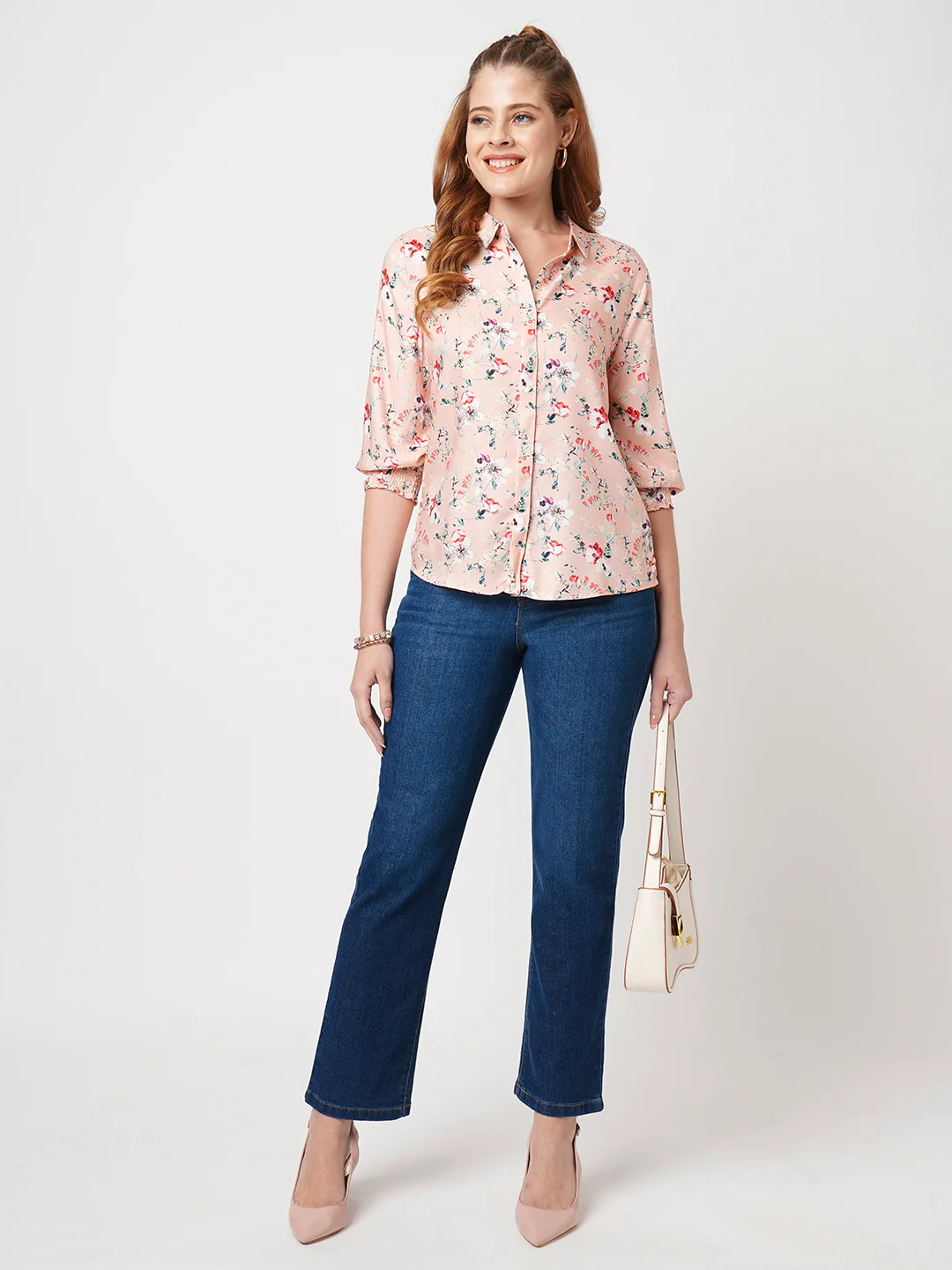 Women Blue High-Rise Loose Straight Fit Jeans - Image 4