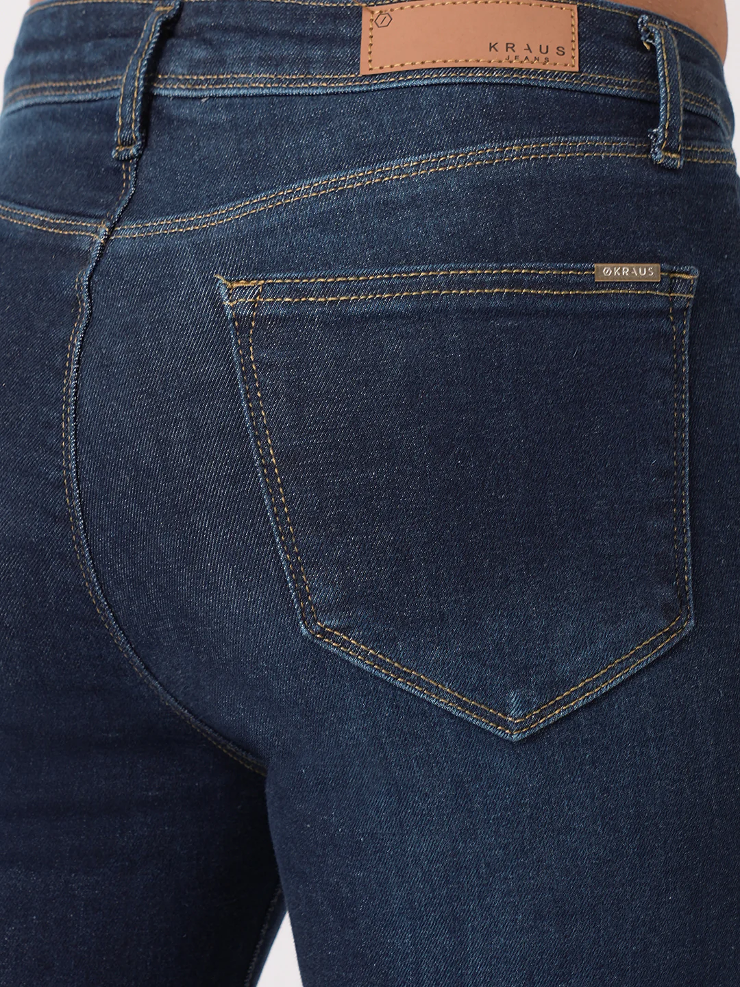 Women Blue High-Rise Mini Flare Jeans - Image 6
