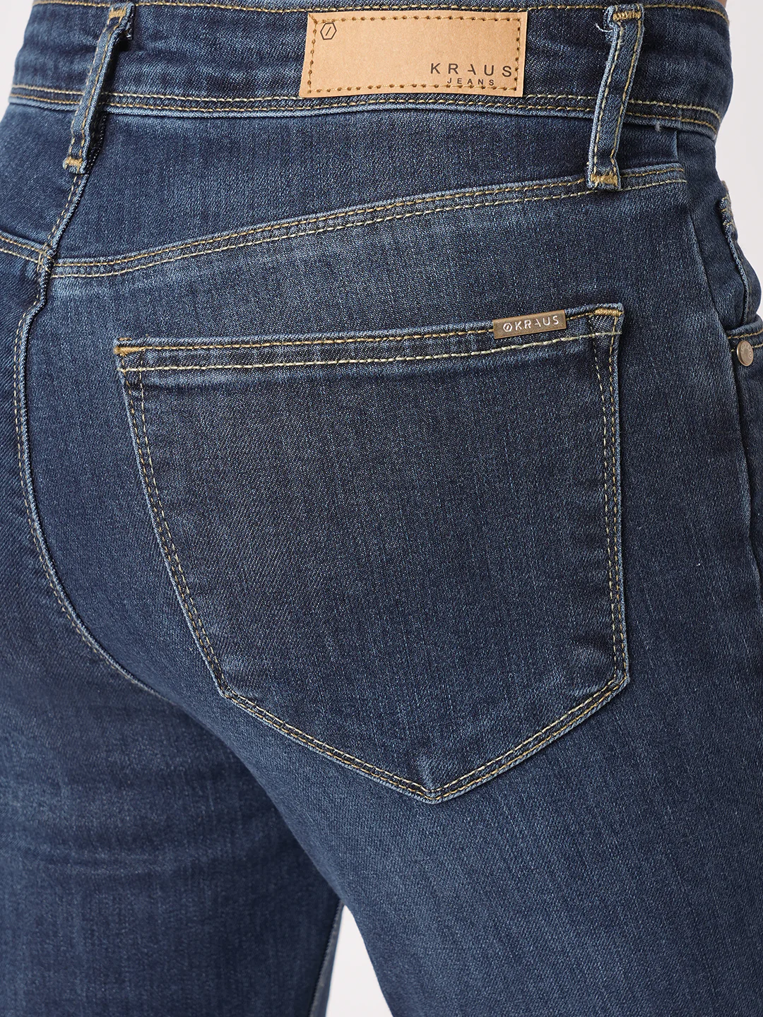 Women Blue High-Rise Mini Flare Jeans - Image 7