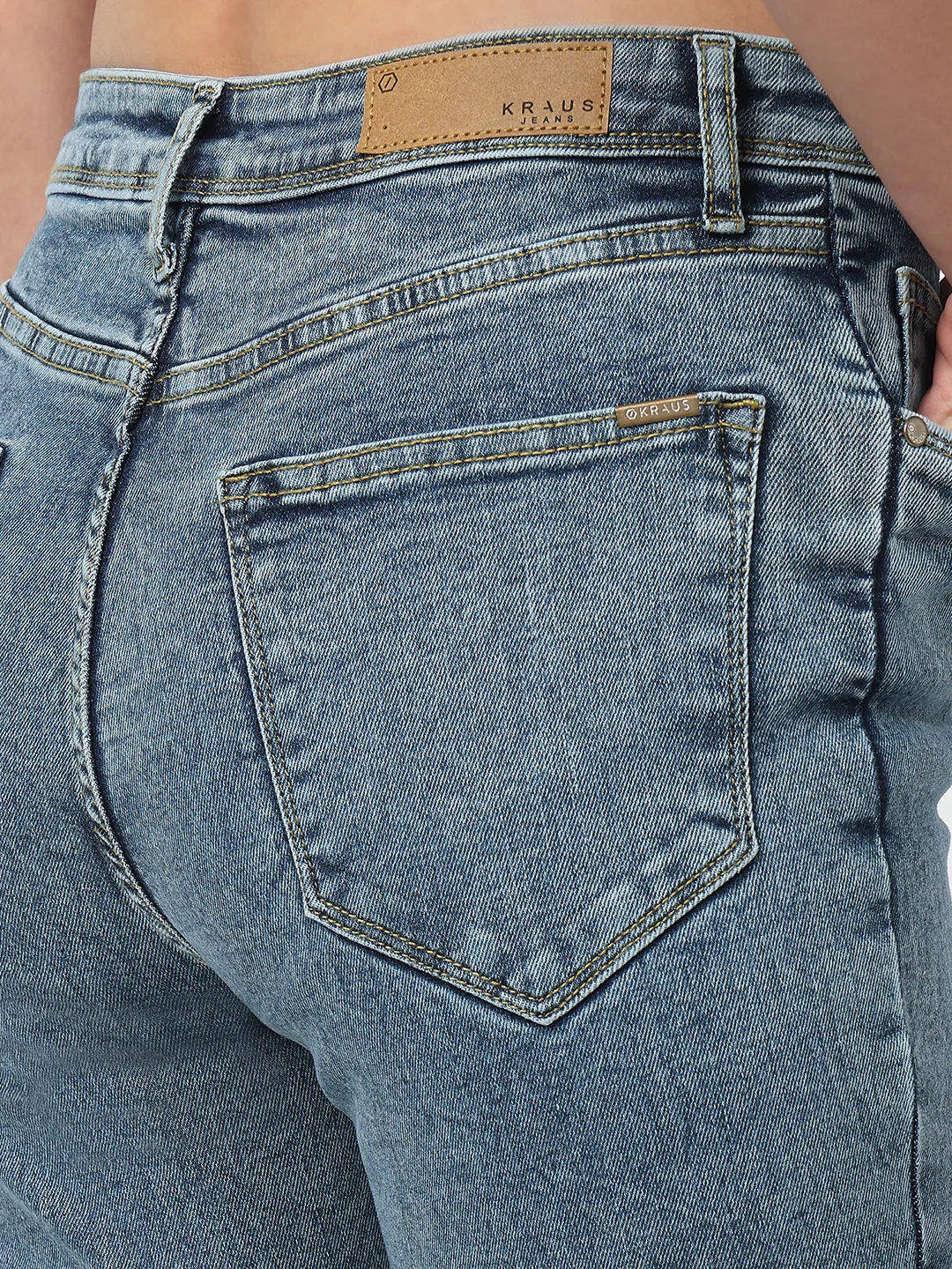 Women Blue High-Rise Skinny Jeans - Image 7