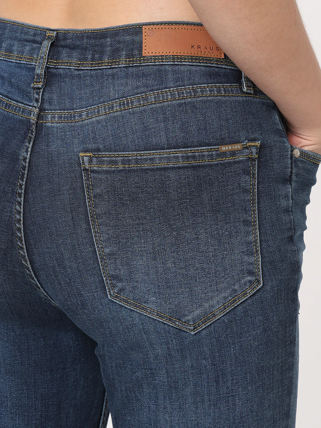 Women Blue High-Rise Skinny Jeans - Image 7