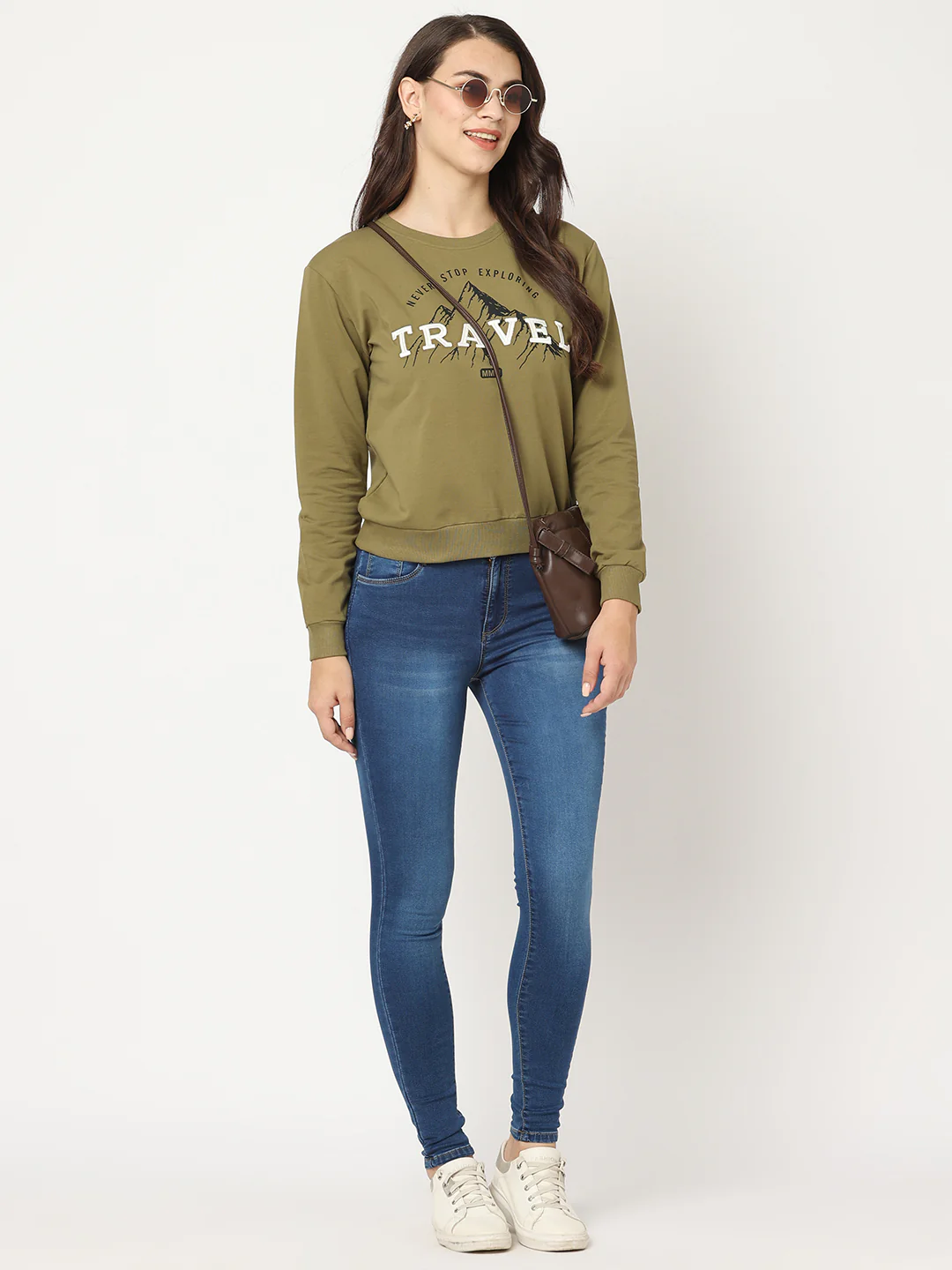 Women Blue High-Rise Skinny Jeans