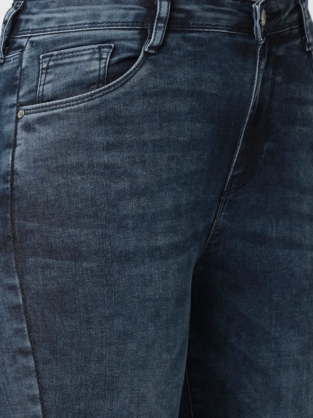 Women Blue High-Rise Skinny Jeans - Image 5
