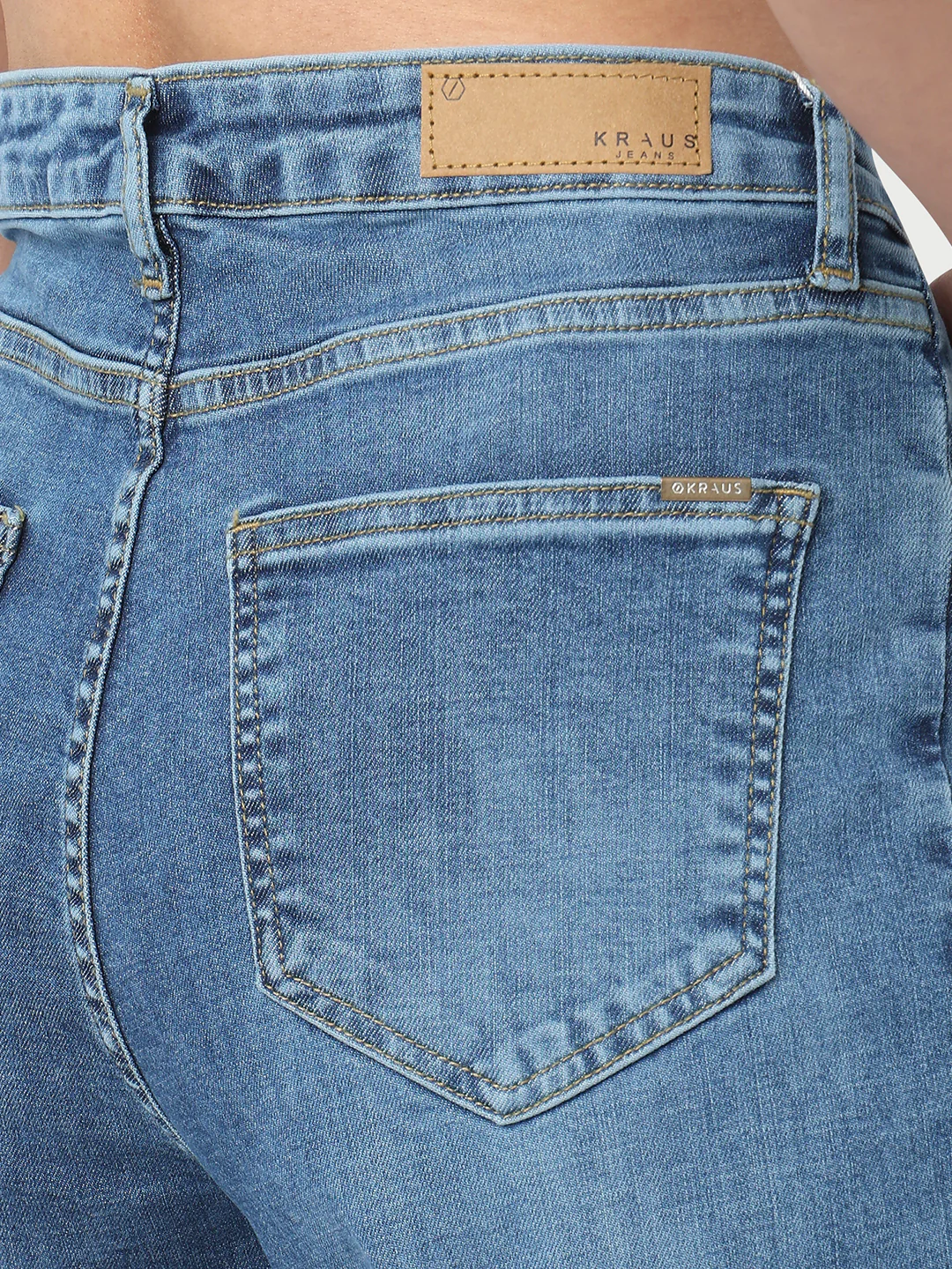 Women Blue High-Rise Straight Fit Jeans - Image 7