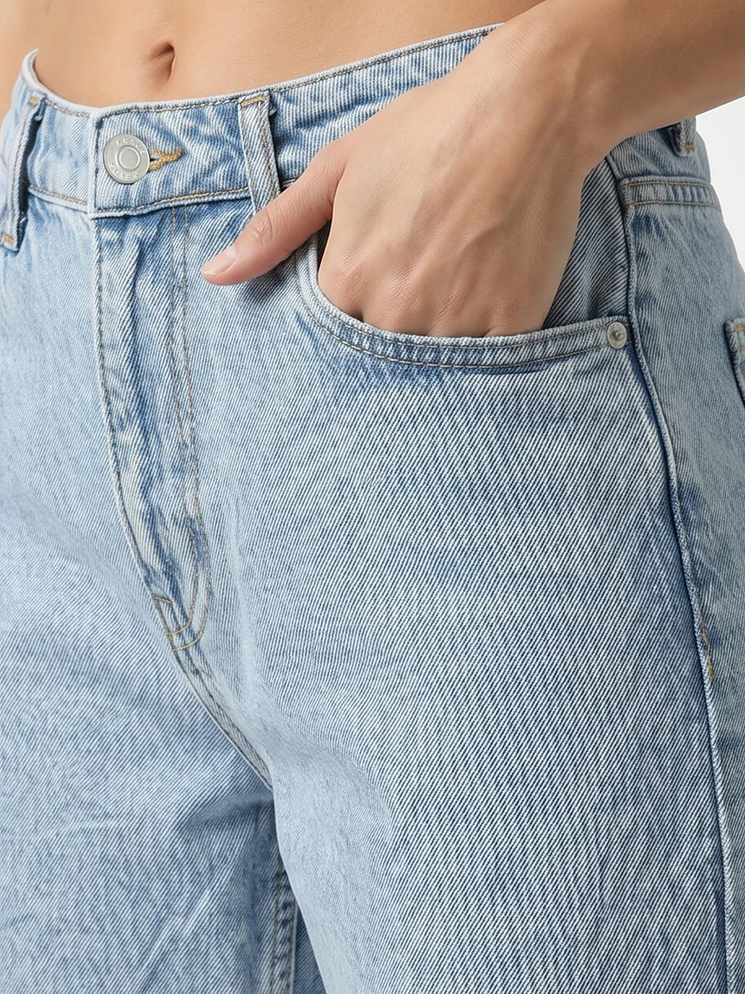 Women Blue High-Rise Straight Fit Jeans - Image 5
