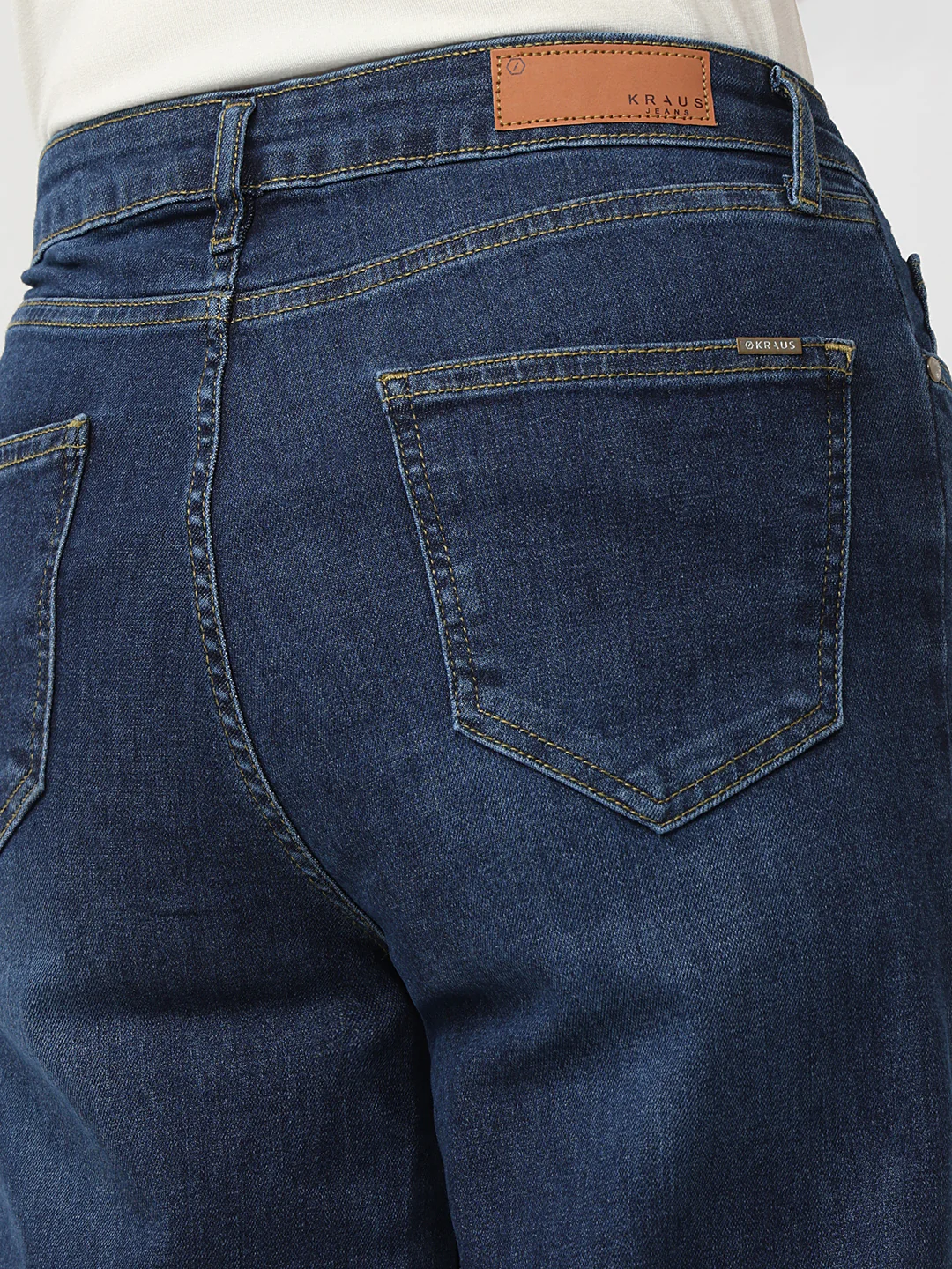 Women Blue High-Rise Straight Fit Jeans - Image 6