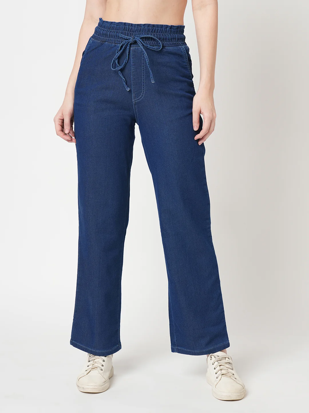 Women Blue Joggers - Image 2