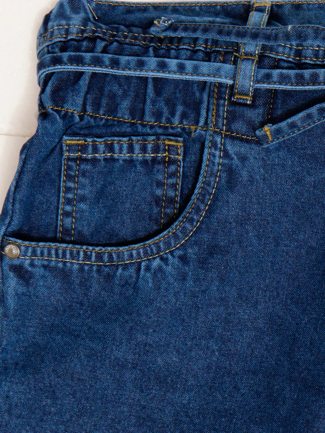 Women Blue Mid-Rise Shorts - Image 4
