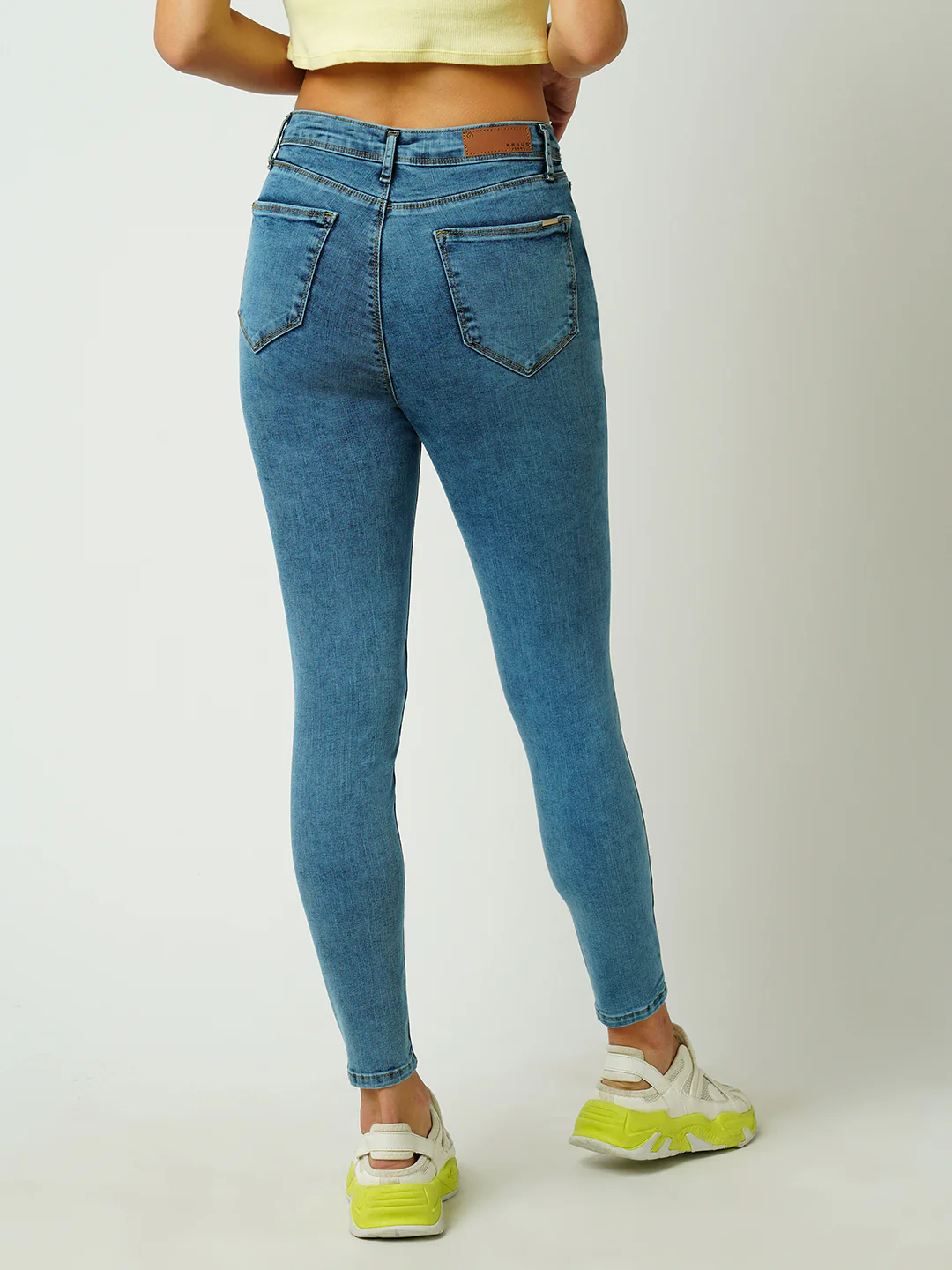 Women Blue Sky High-Rise Skinny Fit Jeans - Image 3