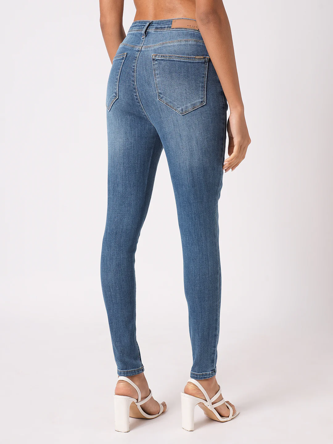 Women Blue Sky High-Rise Skinny Fit Jeans - Image 3