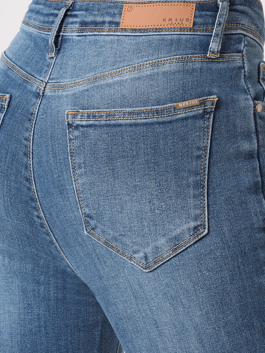 Women Blue Sky High-Rise Skinny Fit Jeans - Image 6