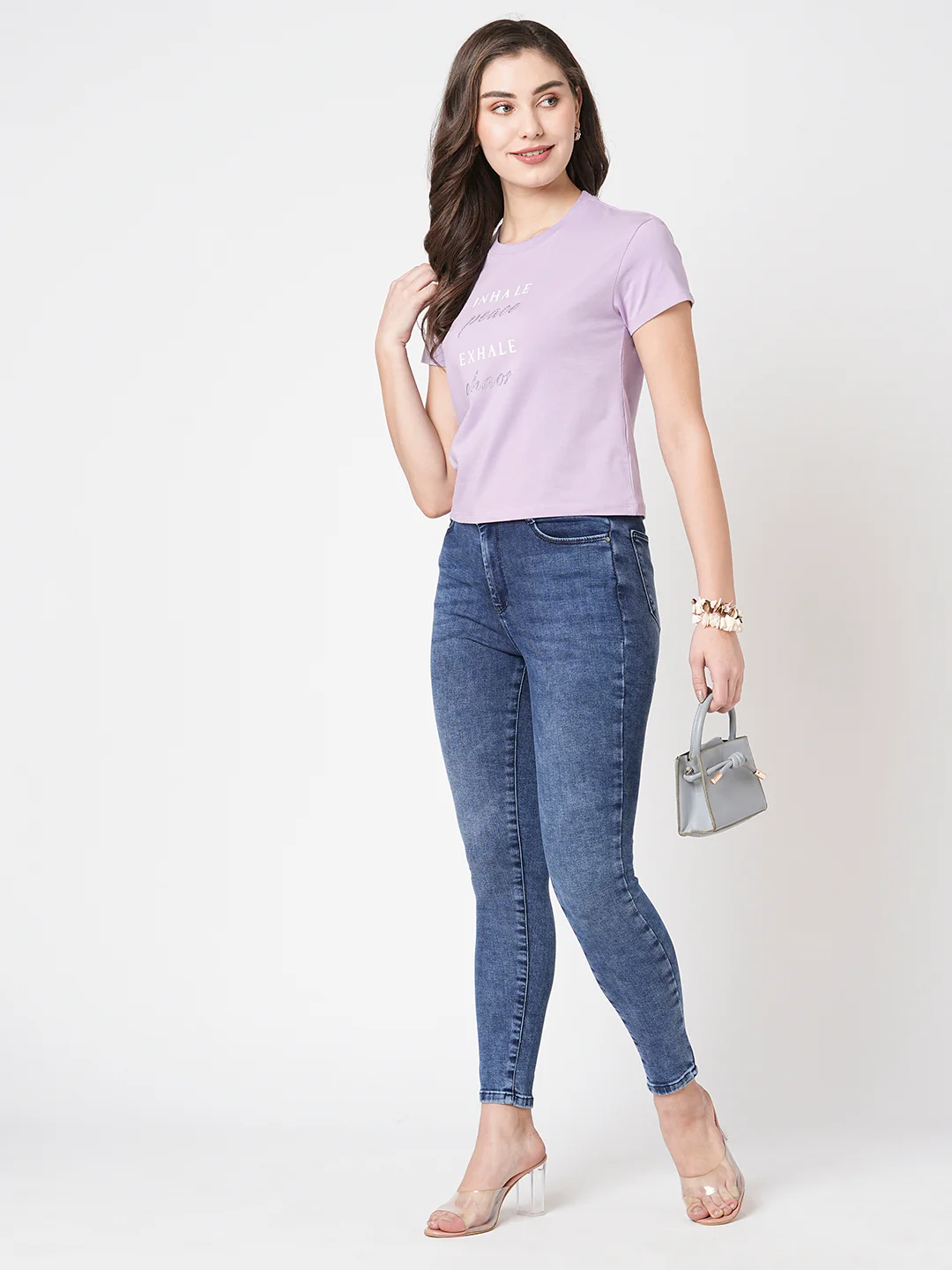 Women Blue Sky High-Rise Skinny Jeans