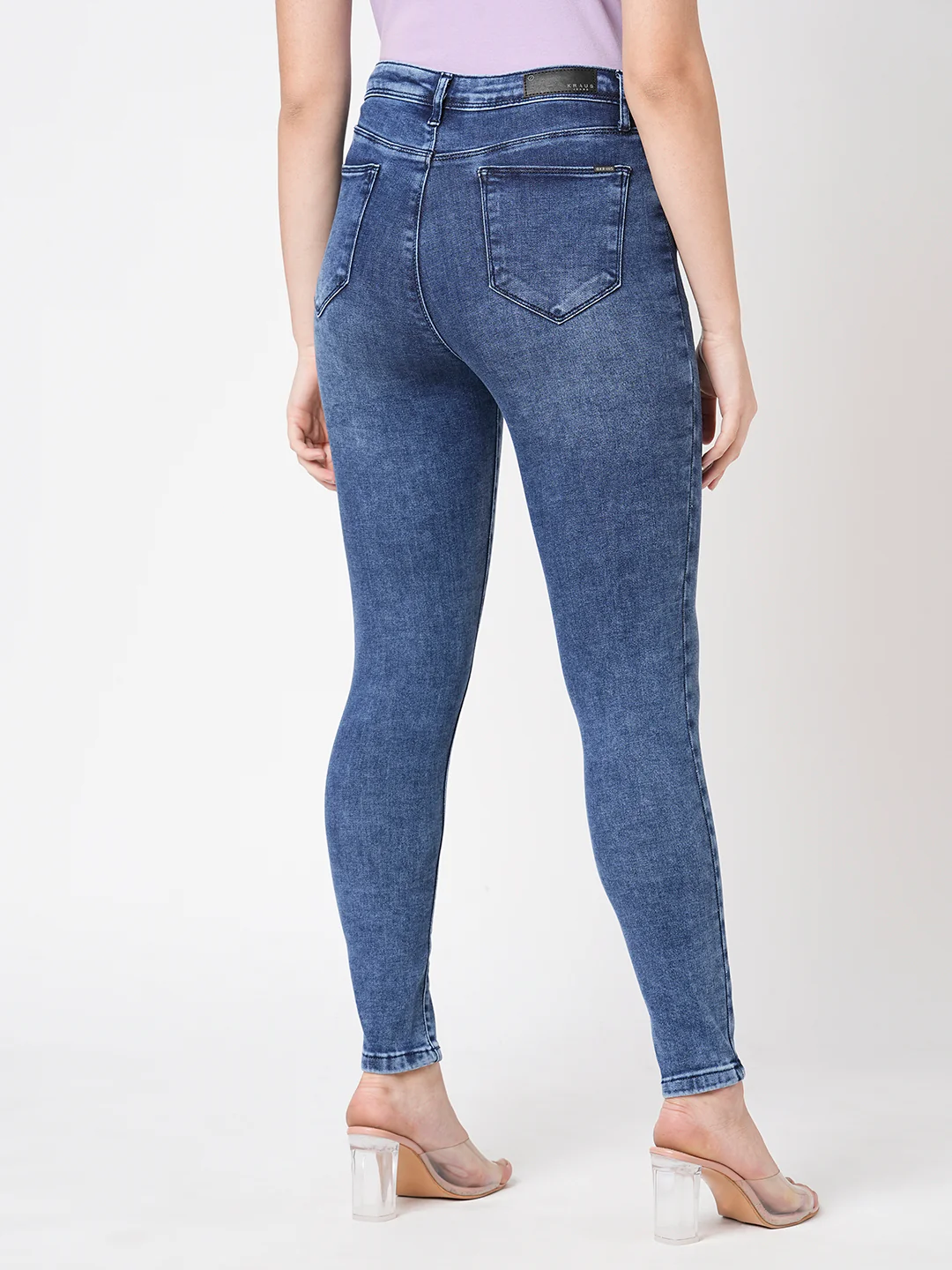 Women Blue Sky High-Rise Skinny Jeans - Image 3