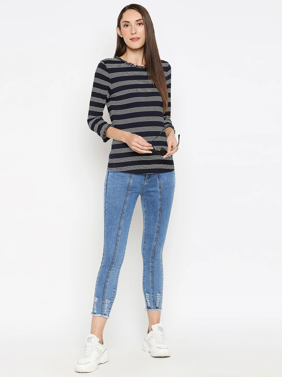 Women Blue Super High-Rise Super Skinny Jeans