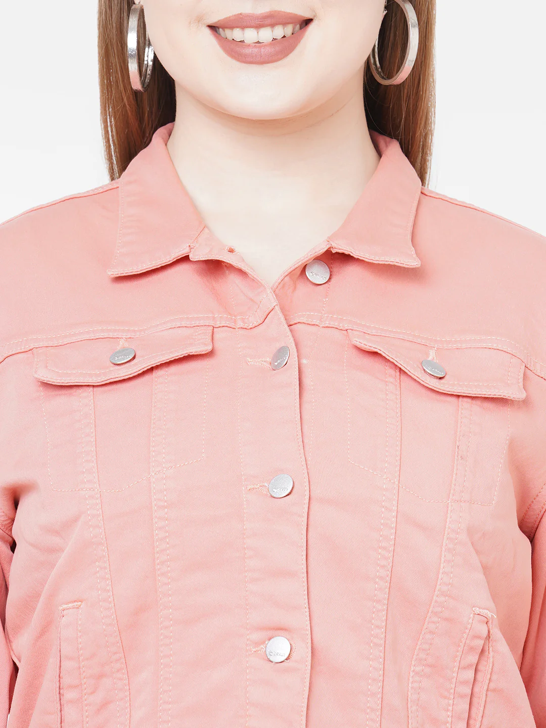 Women Blush Pink Jacket - Image 4