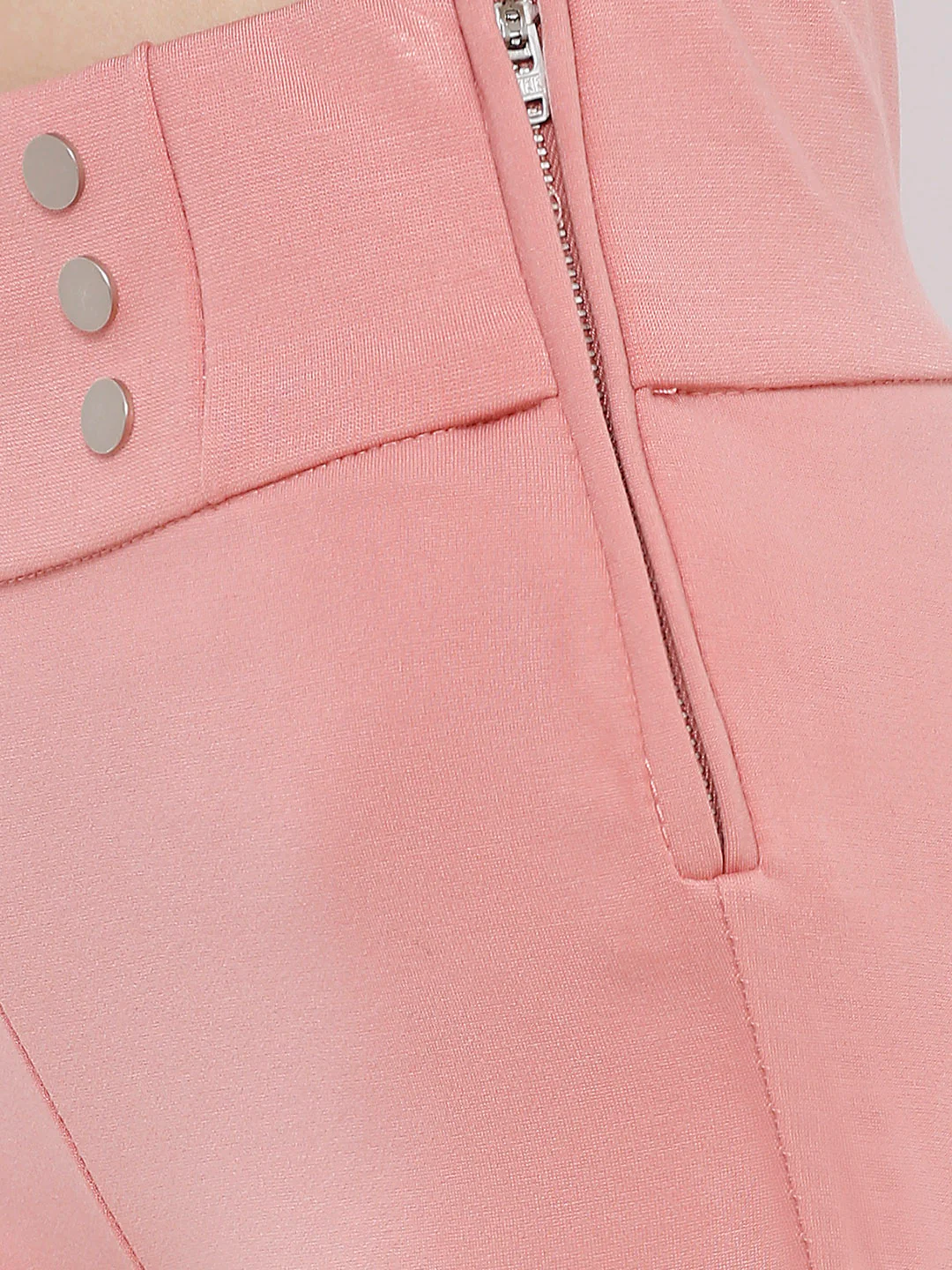 Women Blush Pink Treggings - Image 4