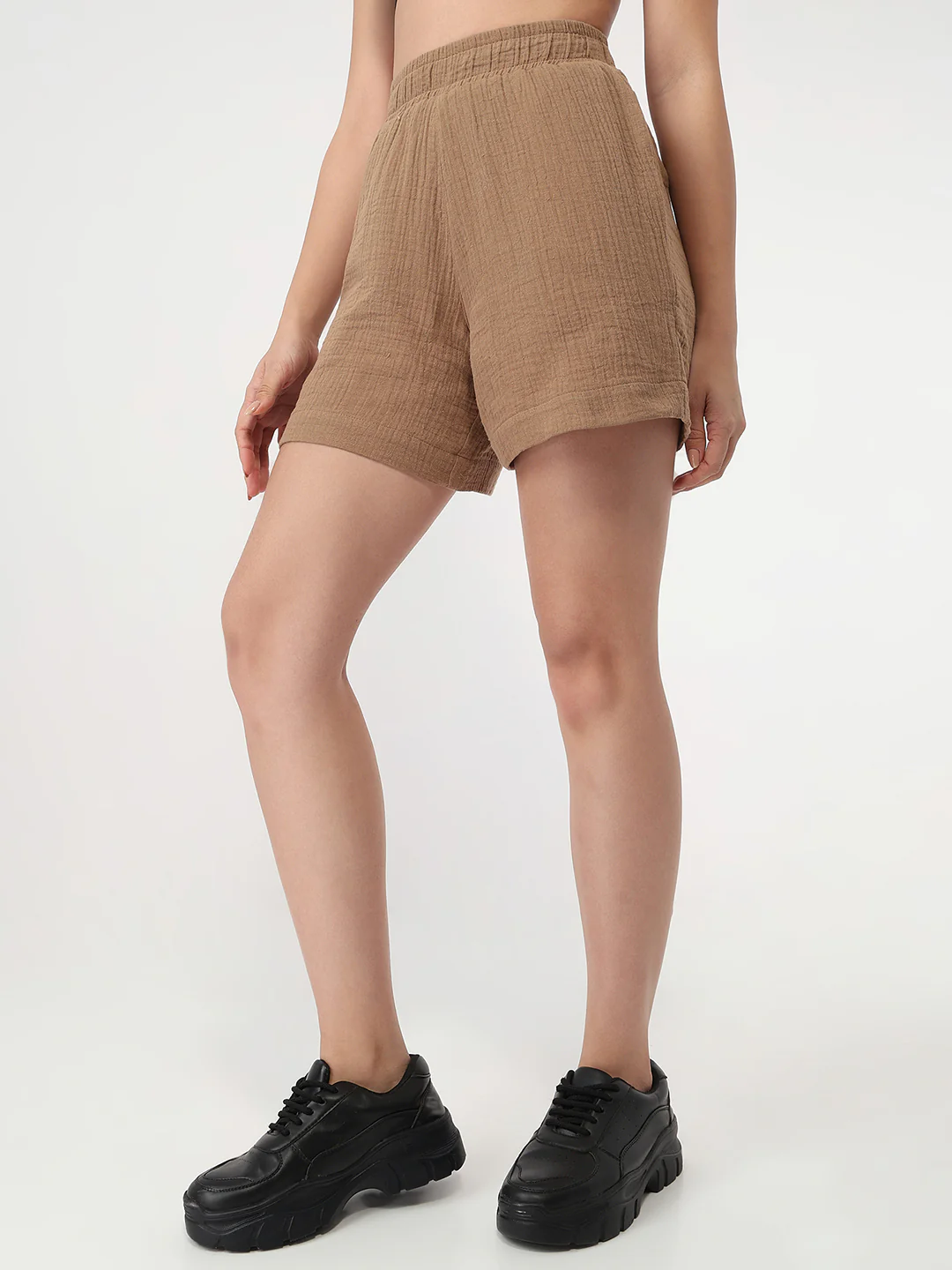 Women Brown Shorts - Image 5