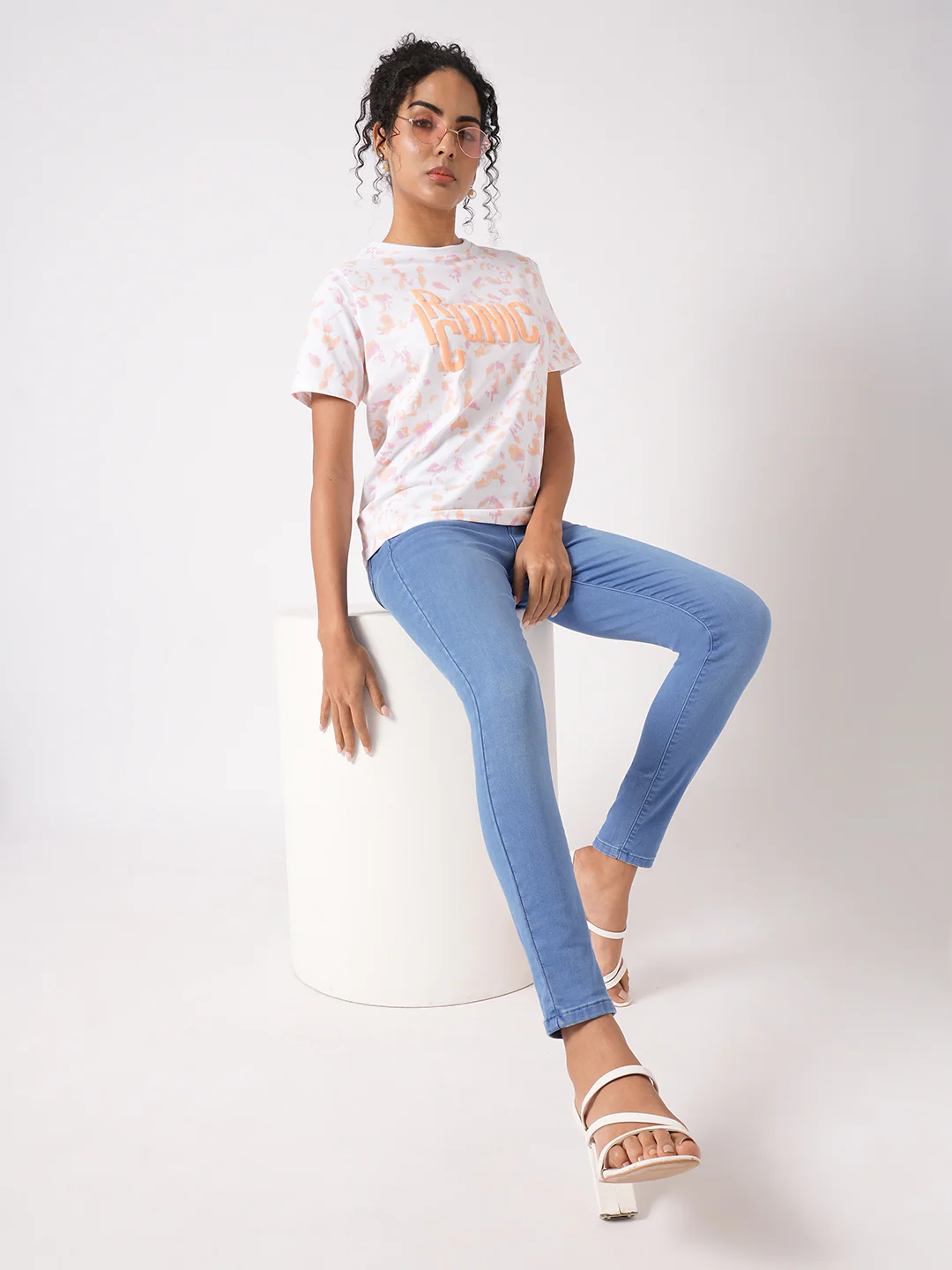 Women Bruno Blue High-Rise Skinny Jeans