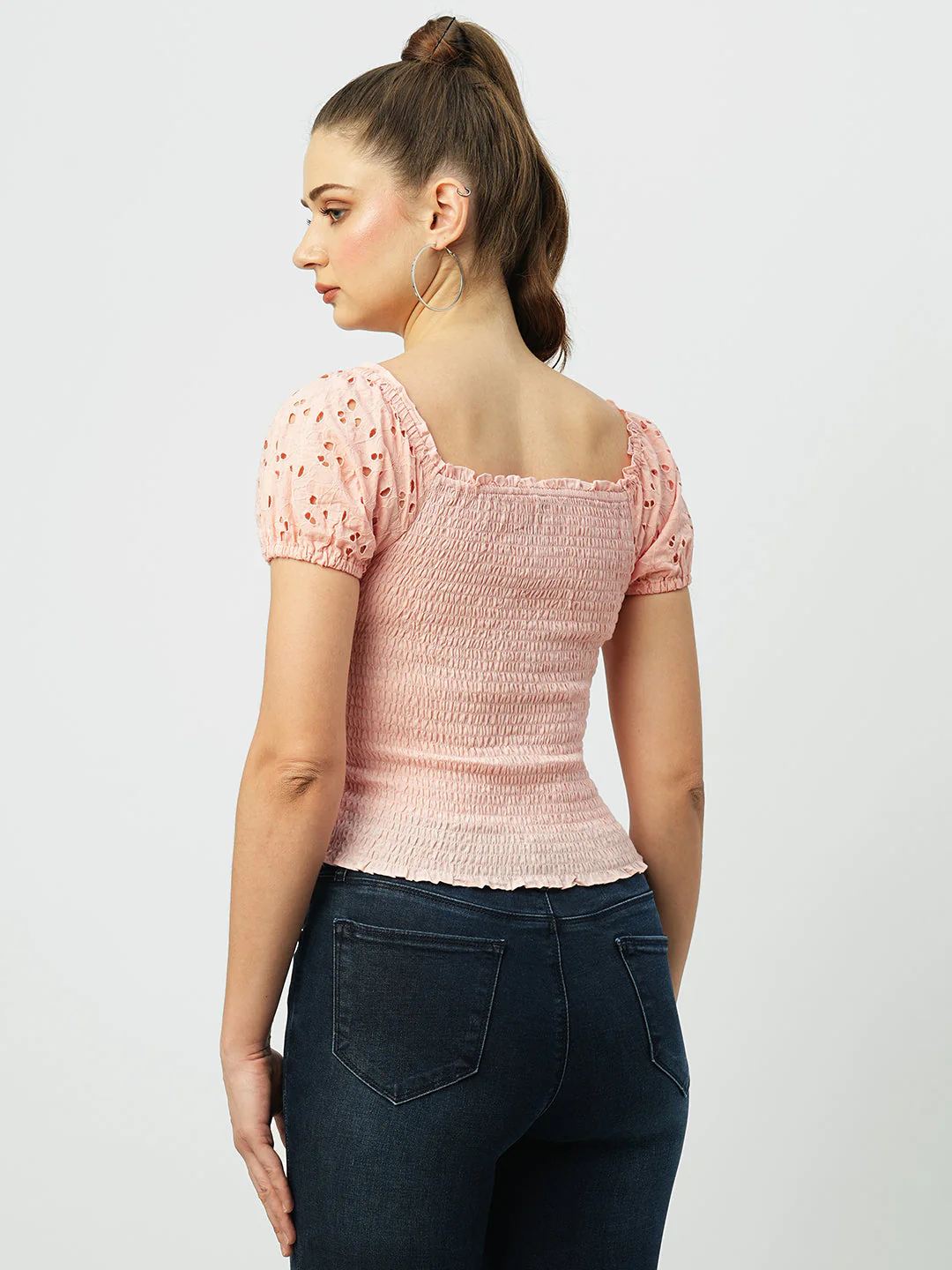 Women Bubblegum Pink Top - Image 3