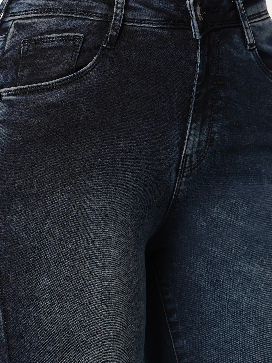 Women Carbon Black High-Rise Skinny Jeans - Image 5