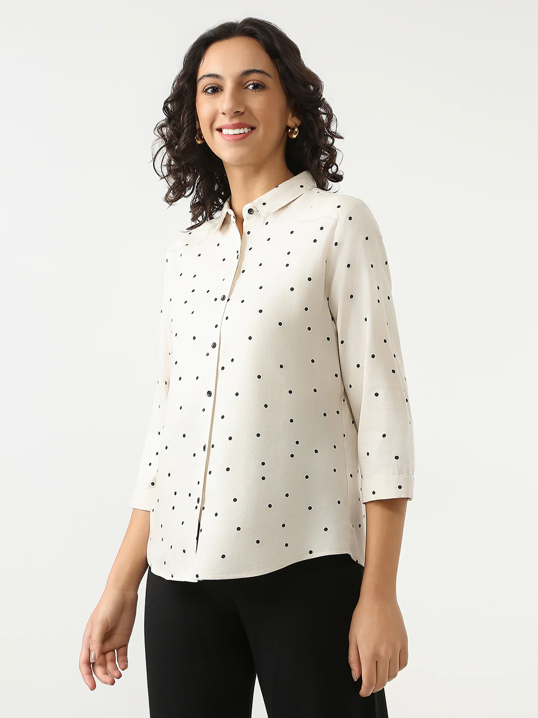 Women Chalk Printed Shirt - Image 7