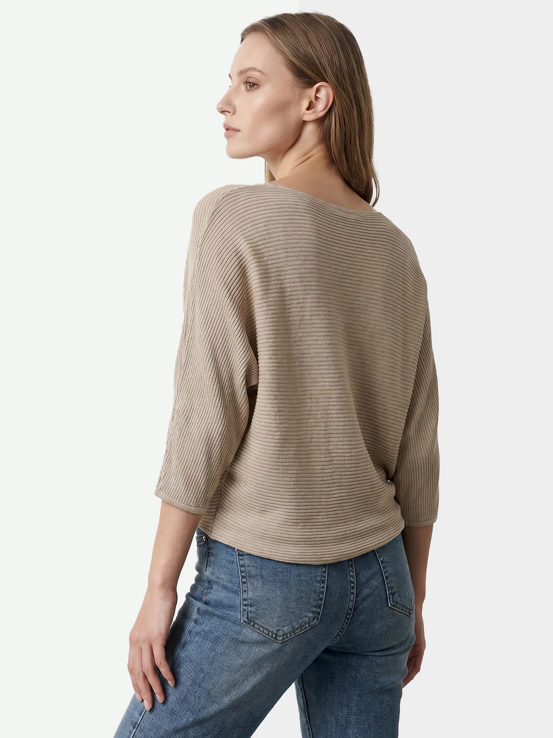 Women Champagne Batsleeve Top - Image 3