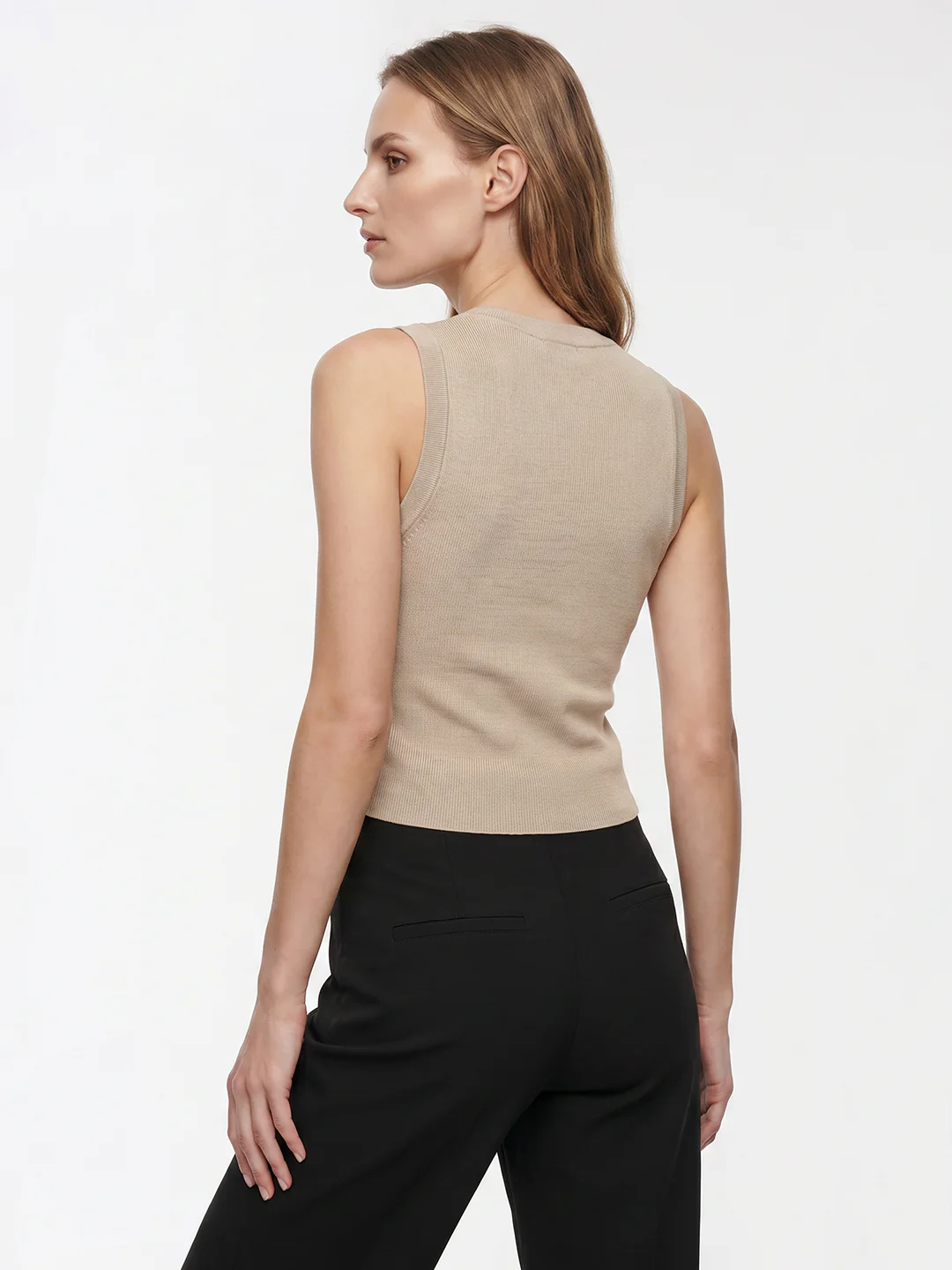 Women Champagne Tank Top - Image 3
