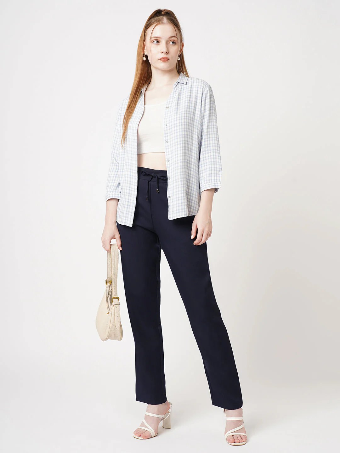Women Checked Shirt - Image 2
