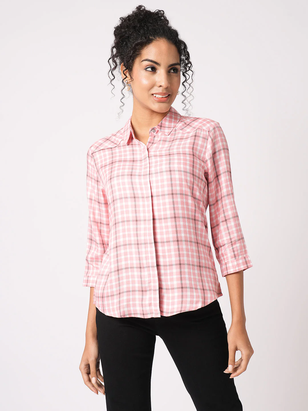 Women Checked Shirt