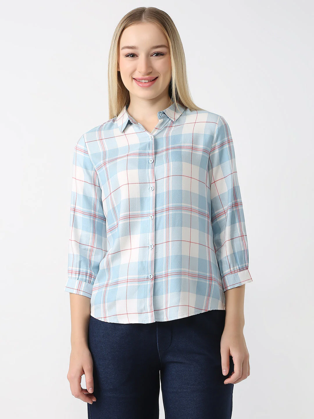 Women Checked Shirt