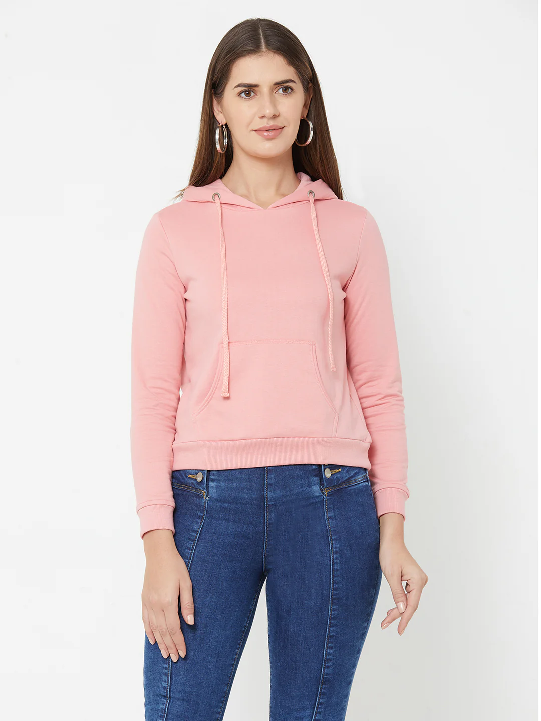 Women Coral Sweatshirt - Image 2