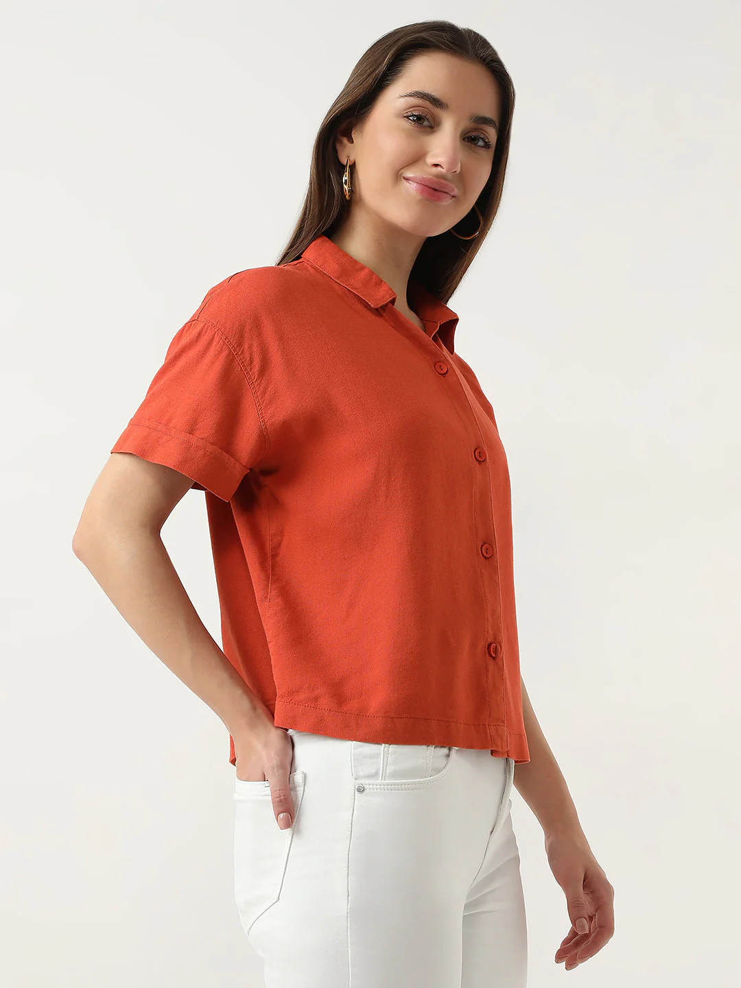Women Crop Shirt - Image 4