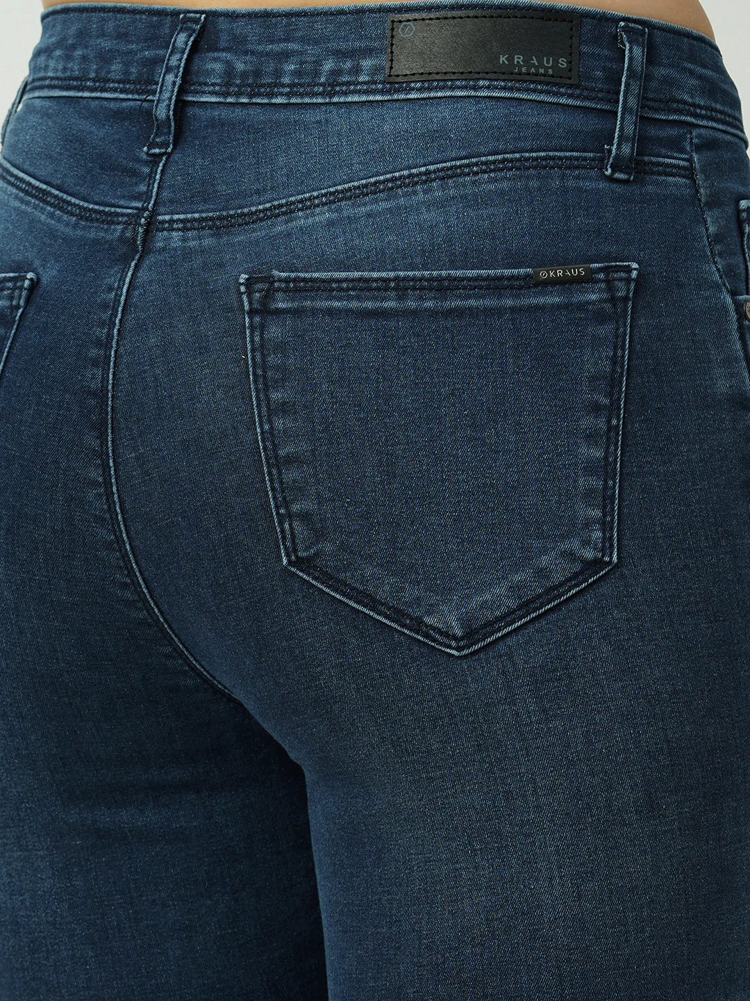 Women Dark Blue High-Rise Skinny Jeans - Image 5