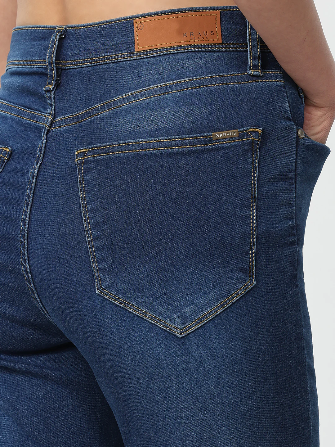 Women Dark Blue High-Rise Skinny Jeans - Image 7