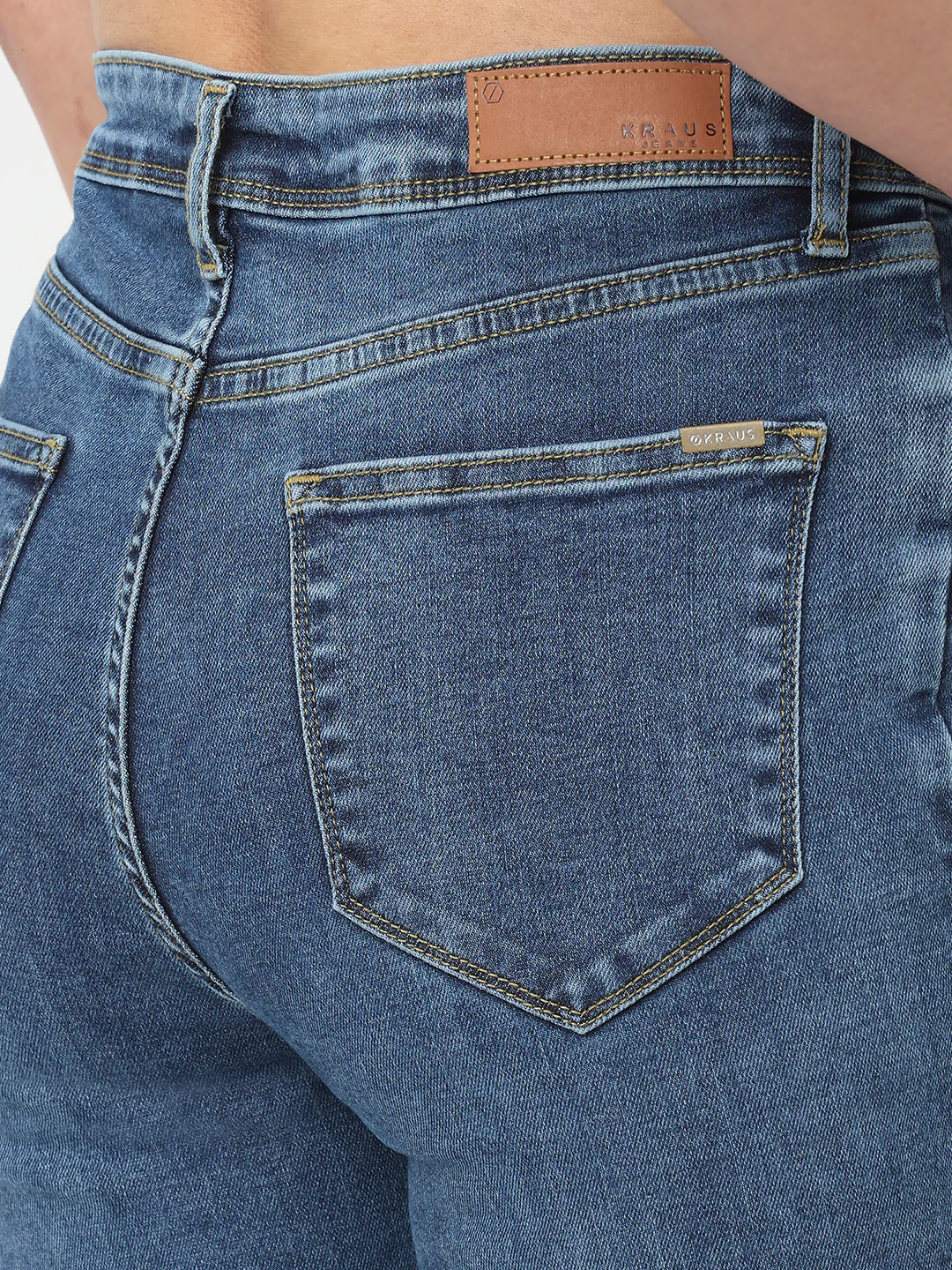 Women Dark Blue High-Rise Skinny Jeans - Image 7