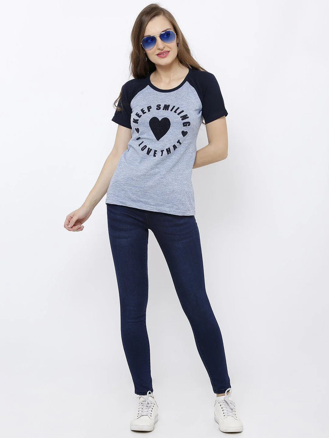 Women Dark Blue High-Rise Skinny Jeans