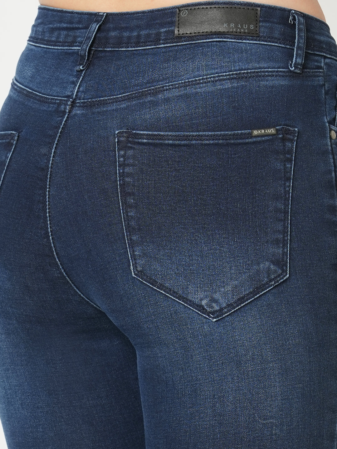 Women Dark Blue High-Rise Skinny Jeans - Image 6