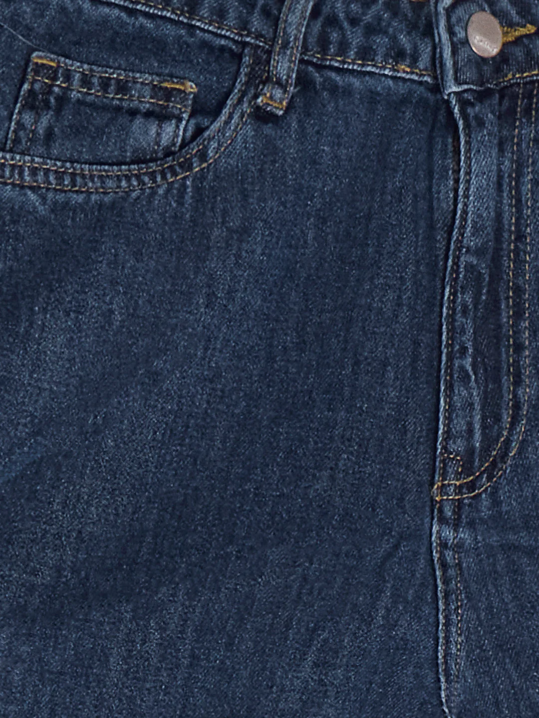 Women Dark Blue High-Rise Wide Leg Jeans - Image 7