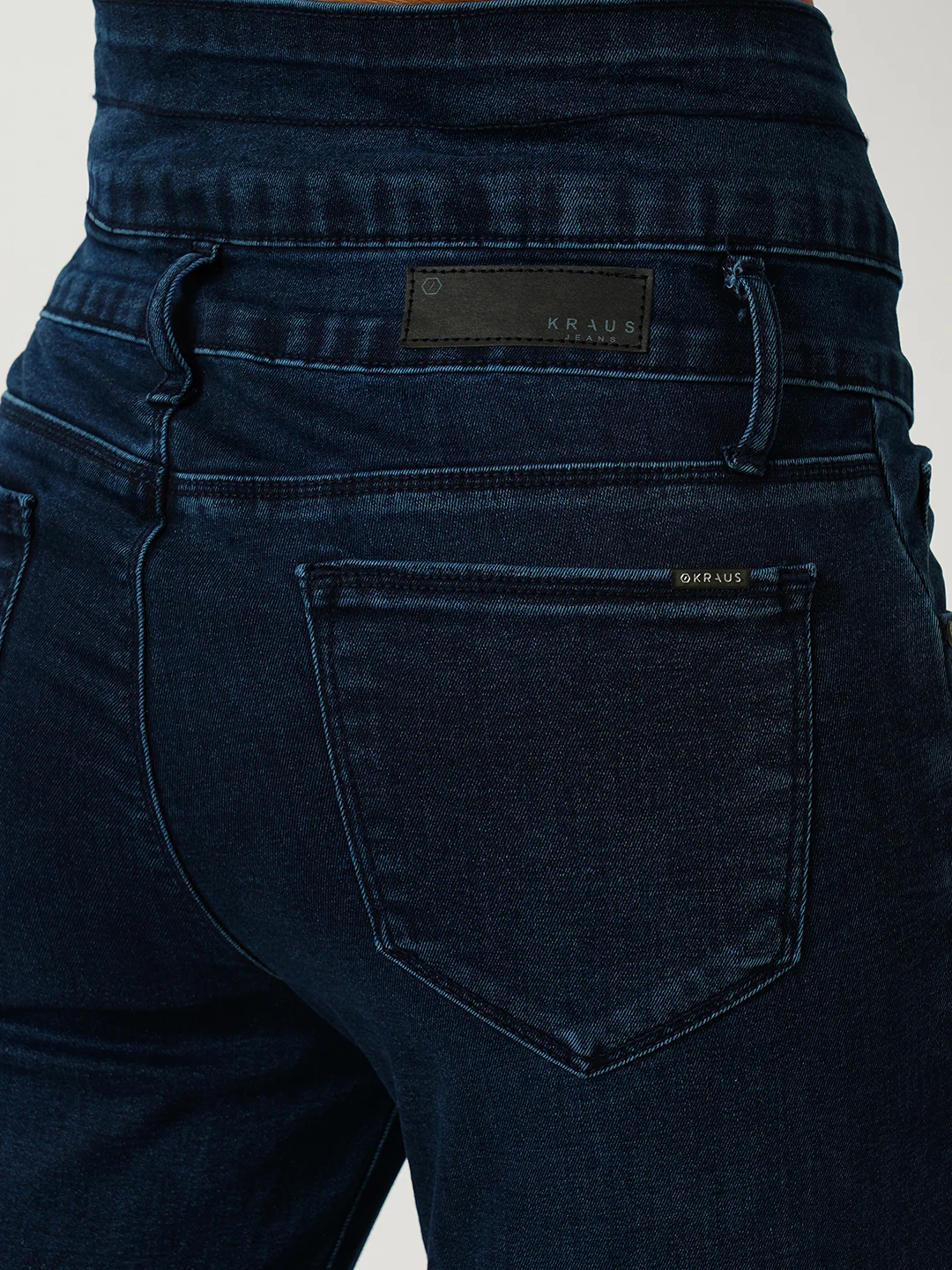 Women Dark Blue Super High-Rise Super Skinny Jeans - Image 6
